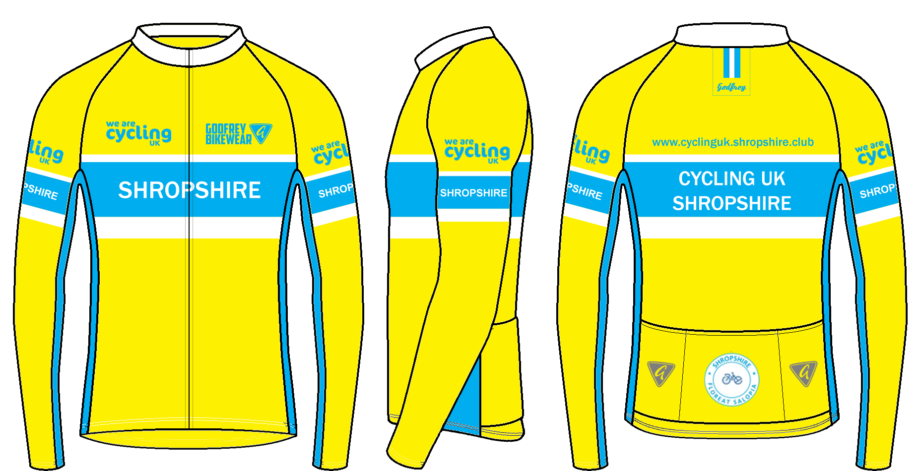 club fit cycling jersey